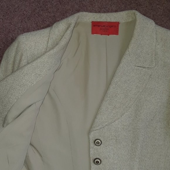 🗼💖Vintage Emanuel Ungaro Parallele skirt suit 10 - Picture 9 of 16